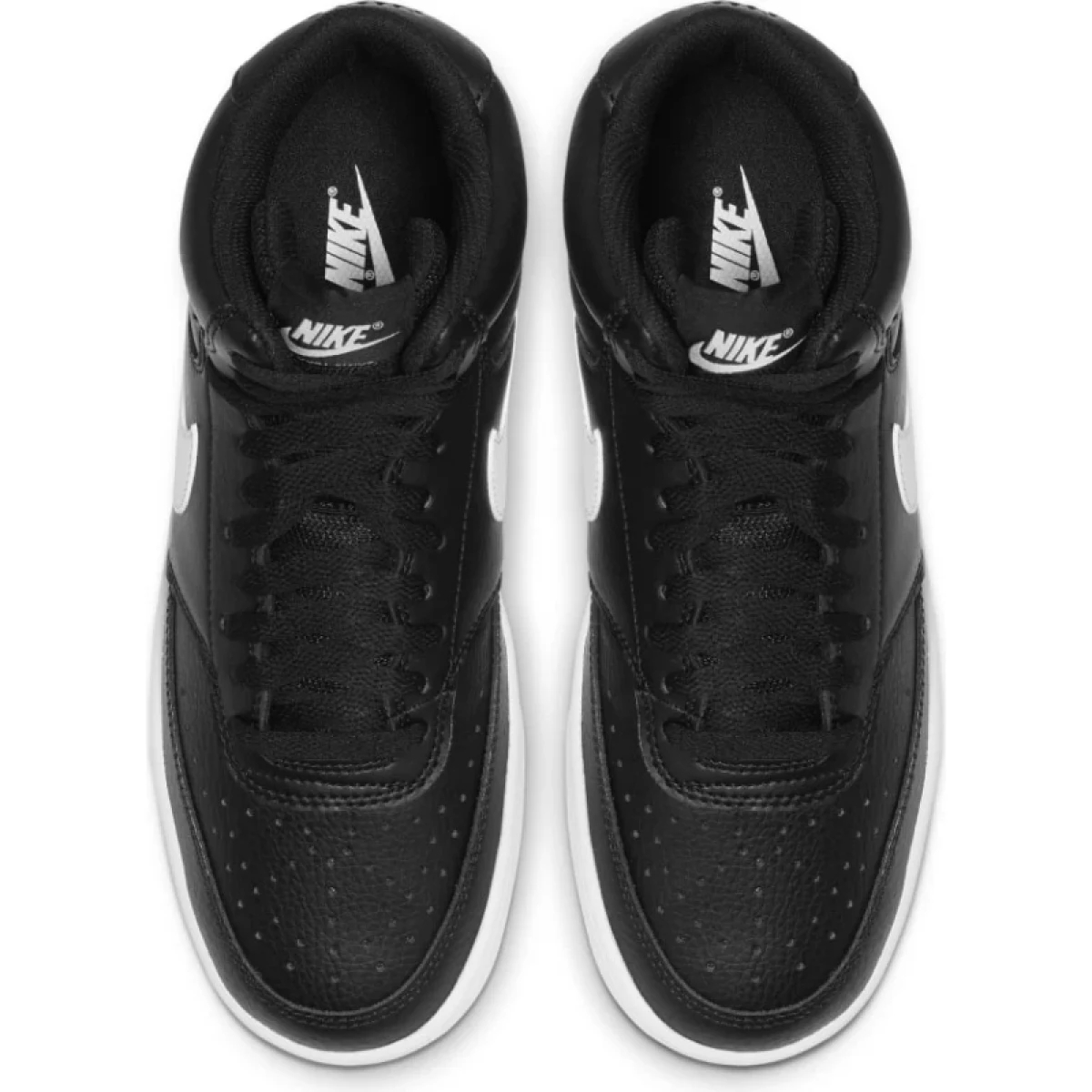 Dámska rekreačná obuv NIKE Wmns Court Vision Mid black white · záber 4