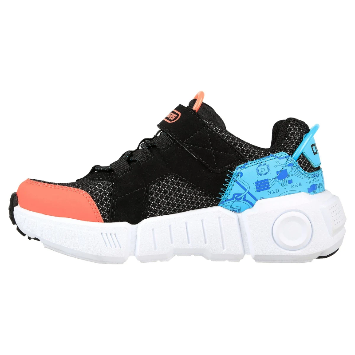 Chlapčenská rekreačná obuv SKECHERS Game Kicks Gametronix K black multi · záber 3