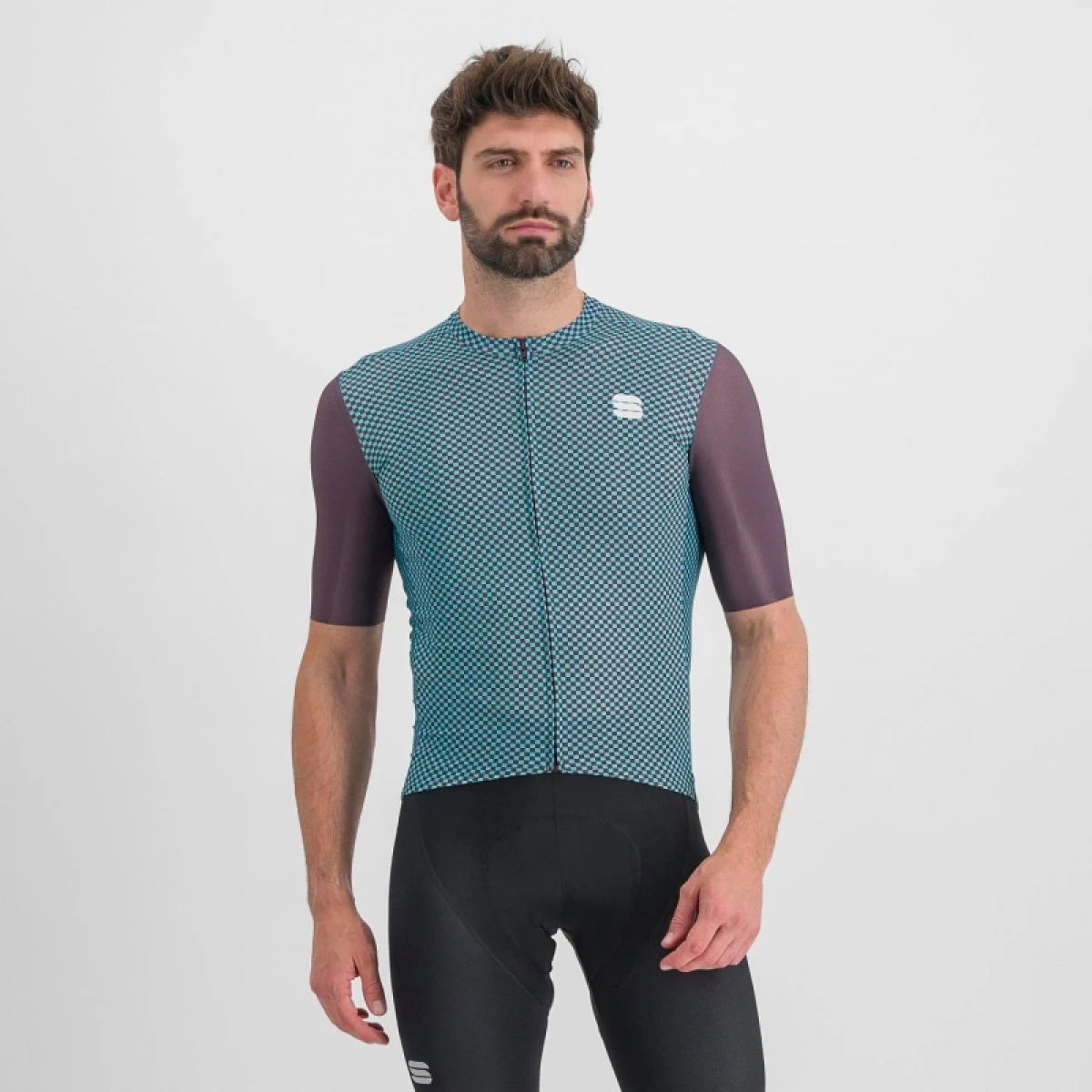 Pánsky cyklistický dres s krátkym rukávom SPORTFUL Checkmate jersey, huckleberry blue radiance · záber 2