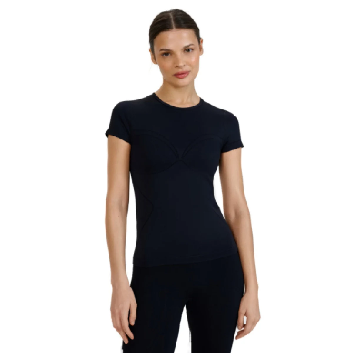 Dámske tréningové tričko s krátkym rukávom 4F TSHIRT FNK F1270-20S-DEEP BLACK · záber 1