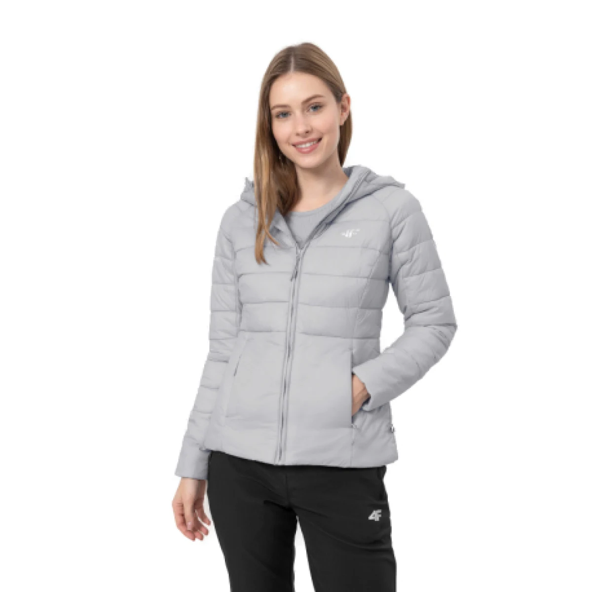 Dámska turistická bunda 4F WOMENS JACKET KUDP017-34S-LIGHT BLUE · záber 1