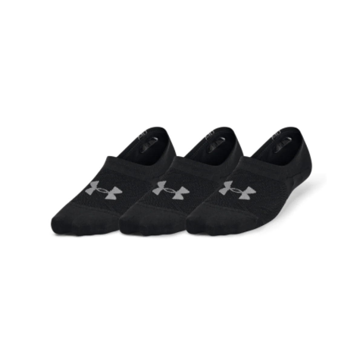 Neviditeľné ponožky UNDER ARMOUR 3 PACK-UA Breathe Lite Ultra Low-BLK · záber 1