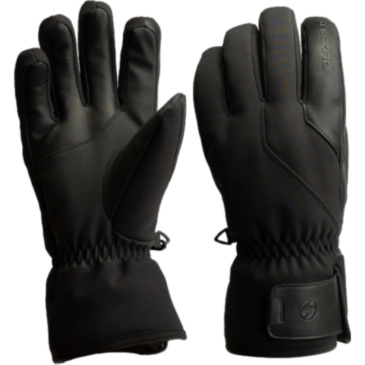 Lyžiarske rukavice BLIZZARD Force ski gloves, black · záber 1