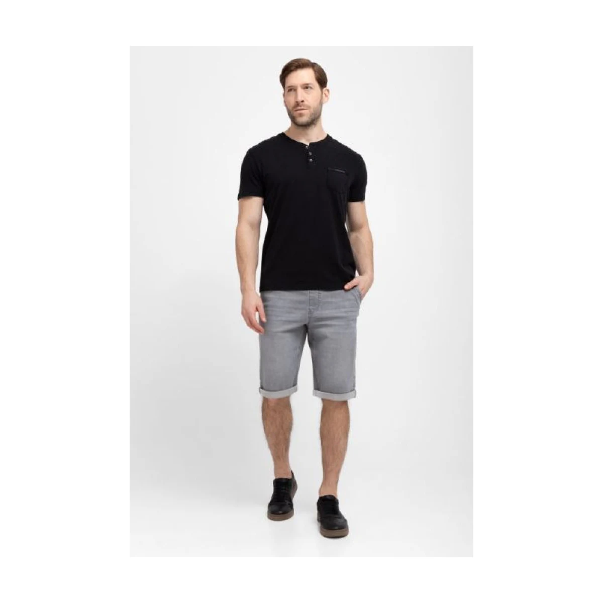 Pánske riflové kraťasy VOLCANO CARST-702-GREY · záber 3