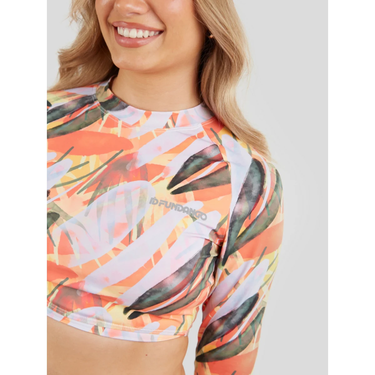 Dámske tričko na kúpanie FUNDANGO Amelia Surf Top-334-lilac · záber 5