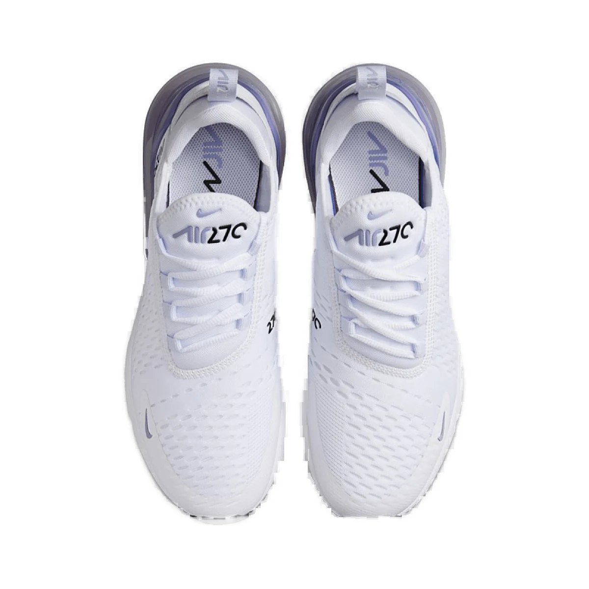 Dámska rekreačná obuv NIKE Air Max 270 white blue whisper grey white · záber 4