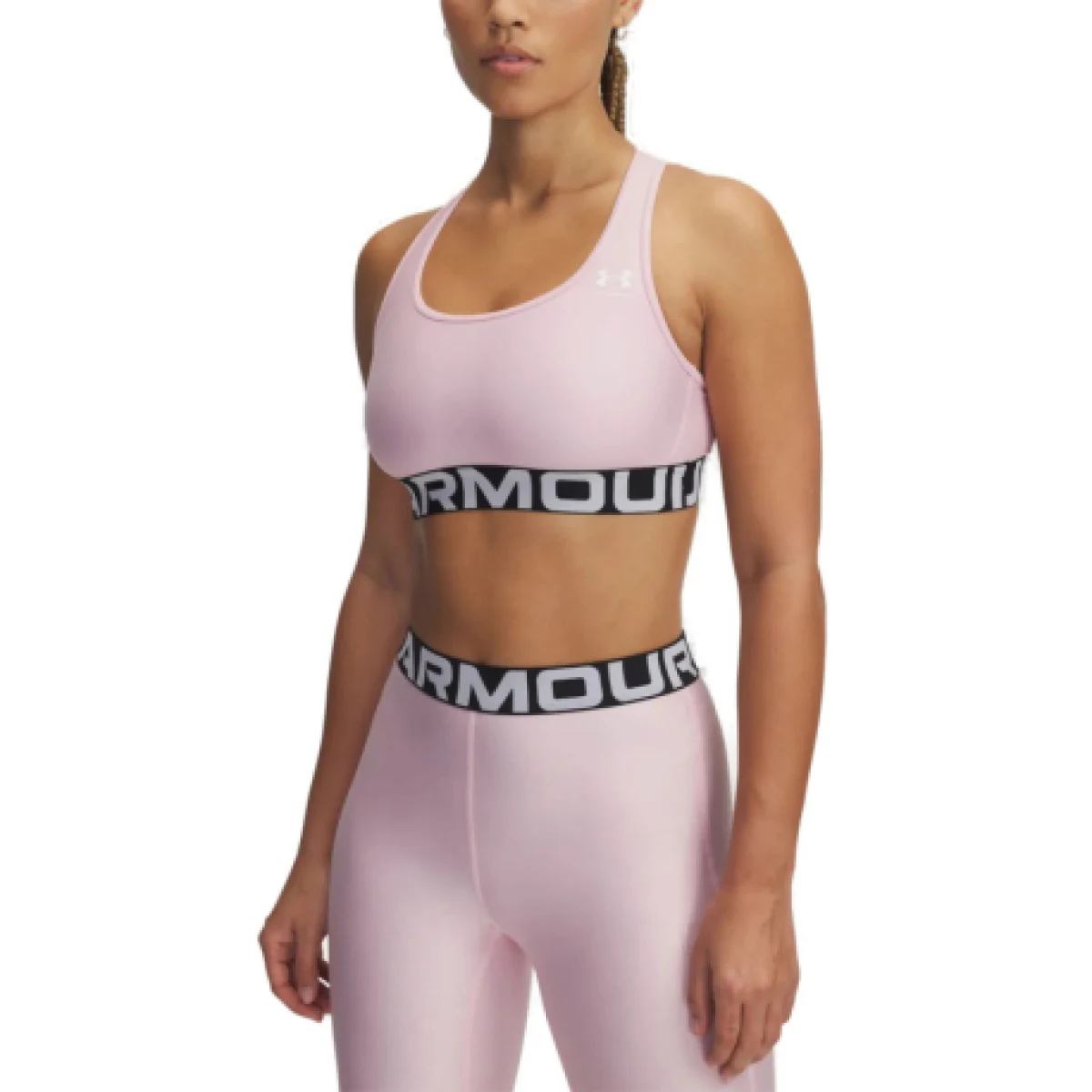 Dámska tréningová športová podprsenka UNDER ARMOUR UA HG Mid Branded-PNK · záber 1