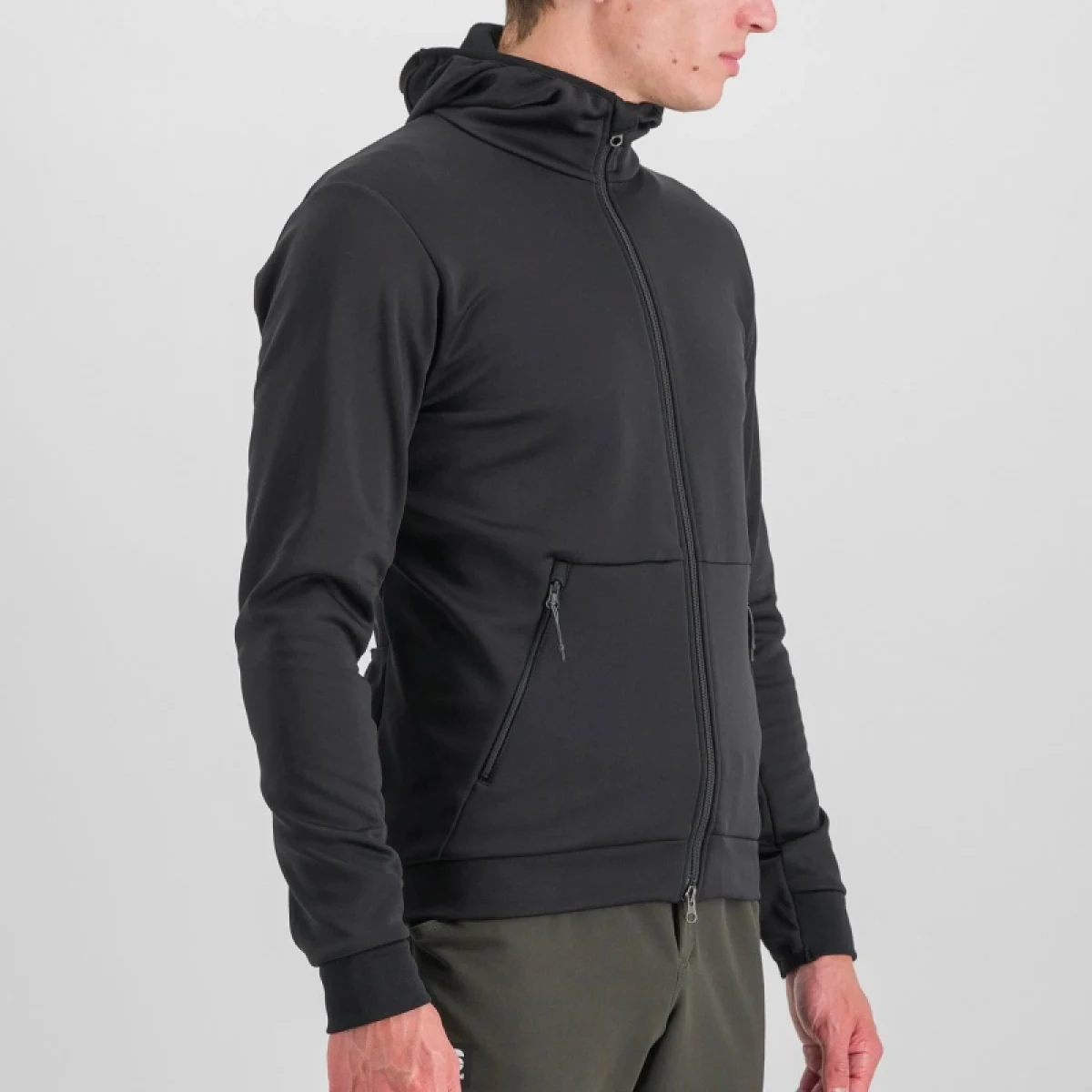Pánska cyklistická bunda s kapucňou SPORTFUL Metro softshell, black · záber 4