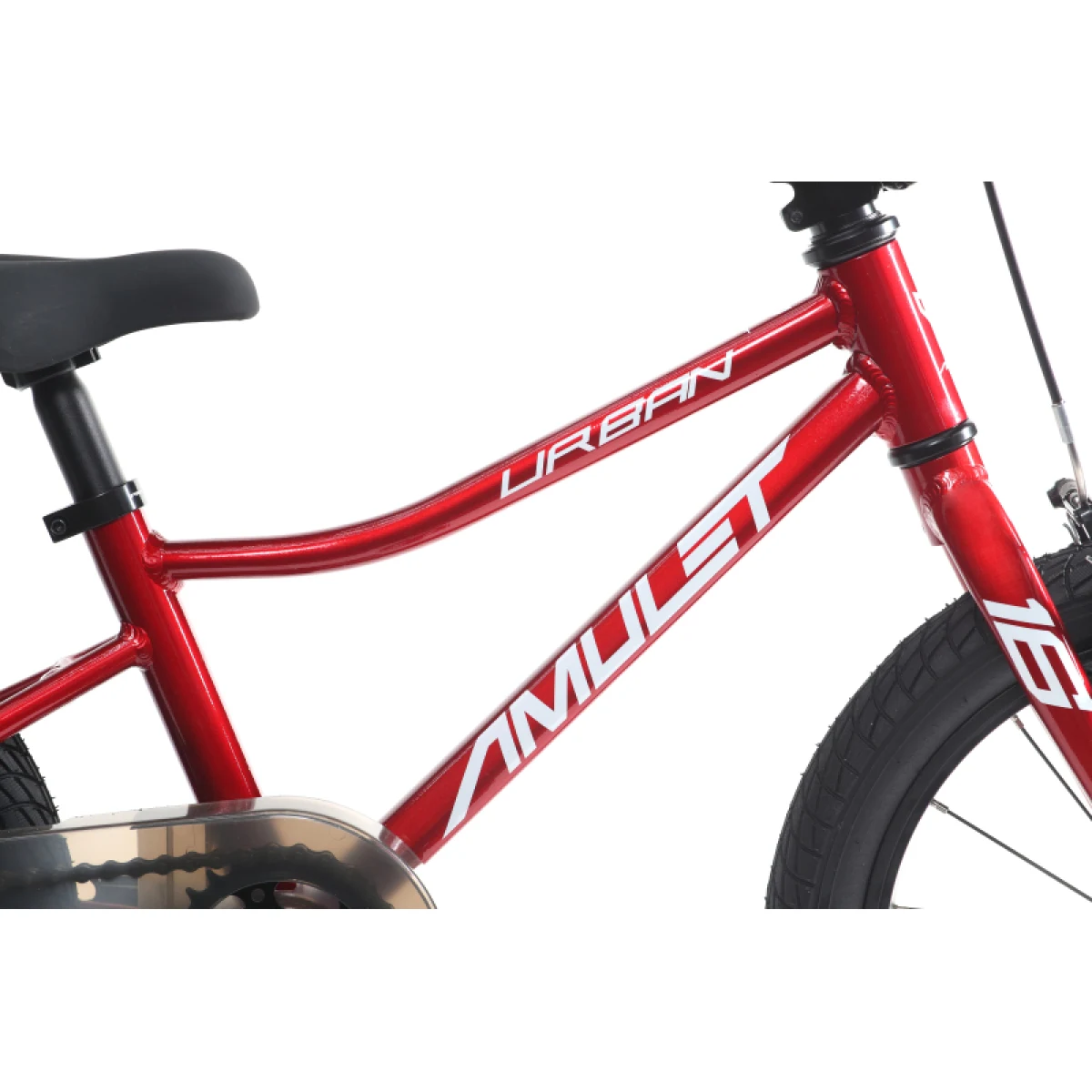 Detský mestský bicykel AMULET 16 Urban, red white - Veľkosť: 16 | Hmotnosť: 7,2 kg · záber 5