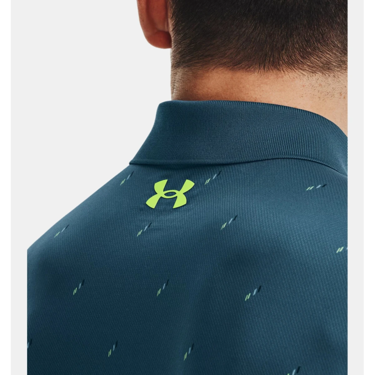 Pánske golfové polo tričko s krátkym rukávom UNDER ARMOUR UA Perf 3.0 Deuces Polo-BLU · záber 3