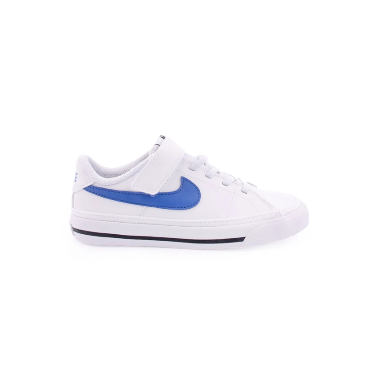 Chlapčenská vychádzková obuv NIKE Court Legacy white black game royal · záber 2