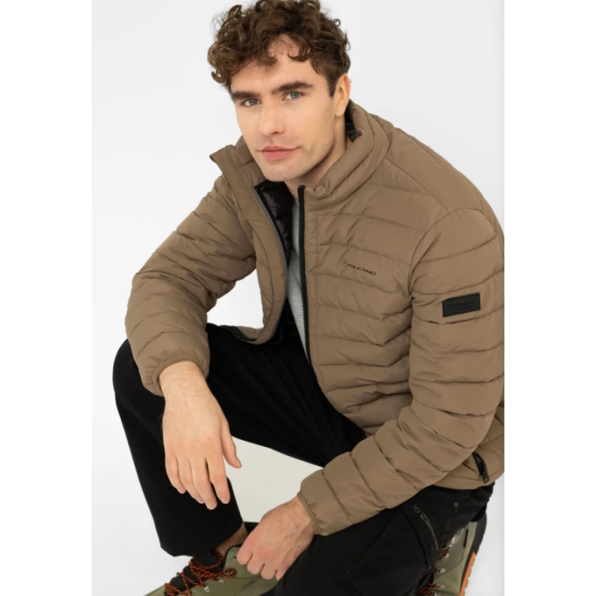Pánska bunda VOLCANO J-BENZ-102-BEIGE · záber 5