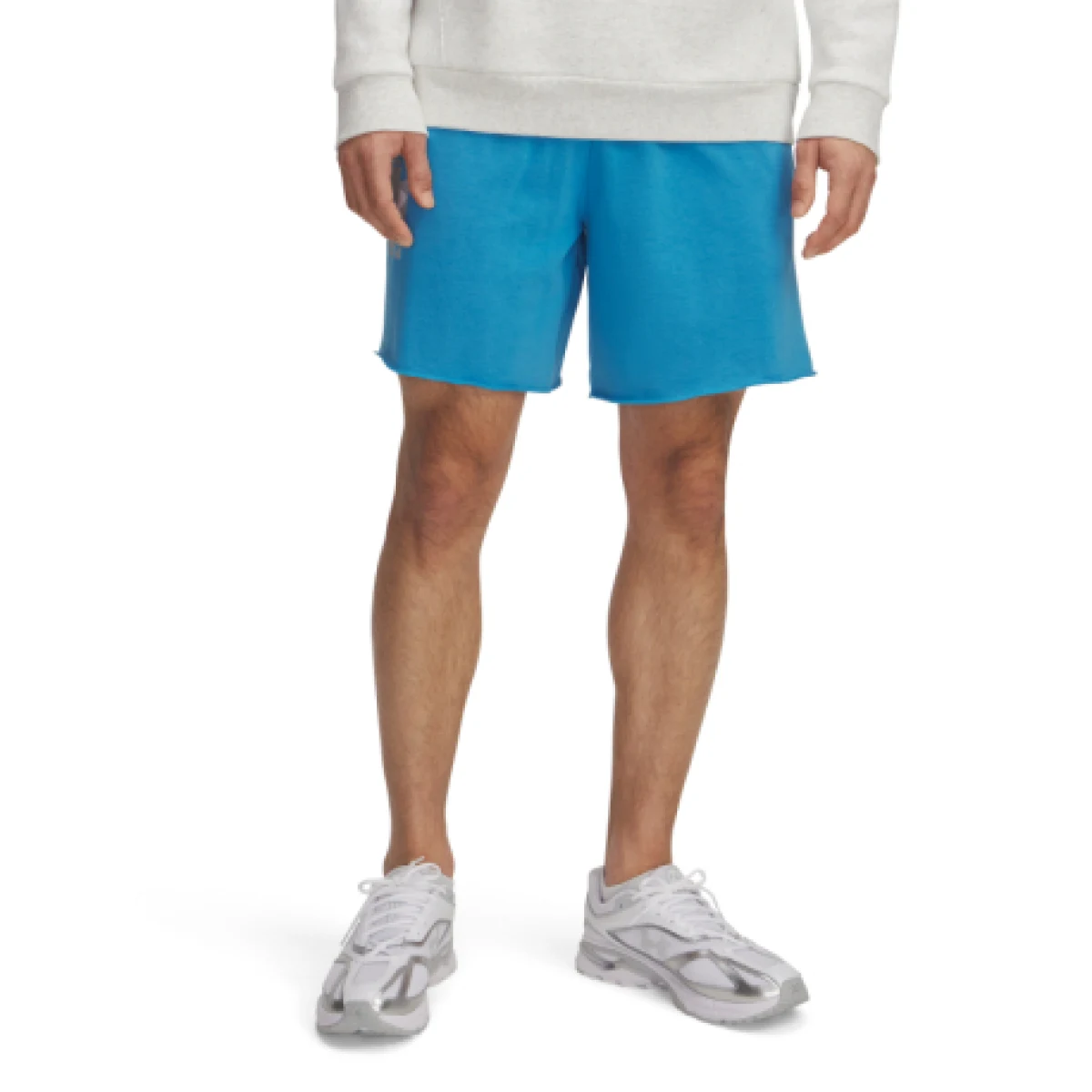 Pánske teplákové kraťasy UNDER ARMOUR UA Rival TerryLogo8inShort-BLU · záber 1