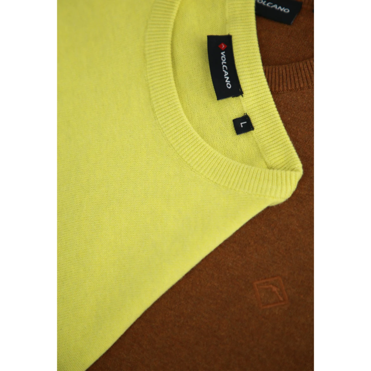 Pánsky sveter VOLCANO S-RADO-200-YELLOW · záber 5
