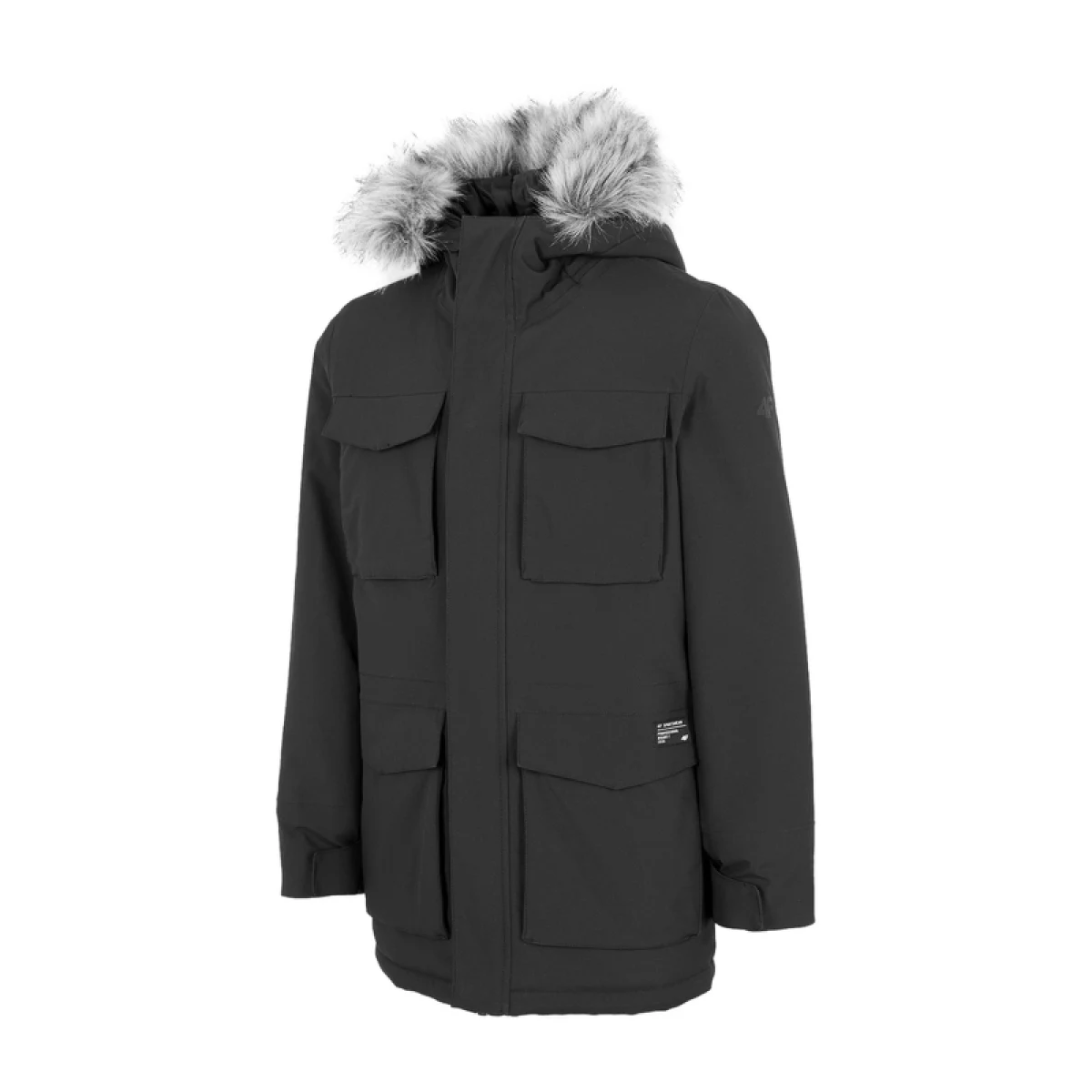 Chlapčenská bunda 4F JUNIOR BOYS JACKET JKUM001-20S-DEEP BLACK · záber 4