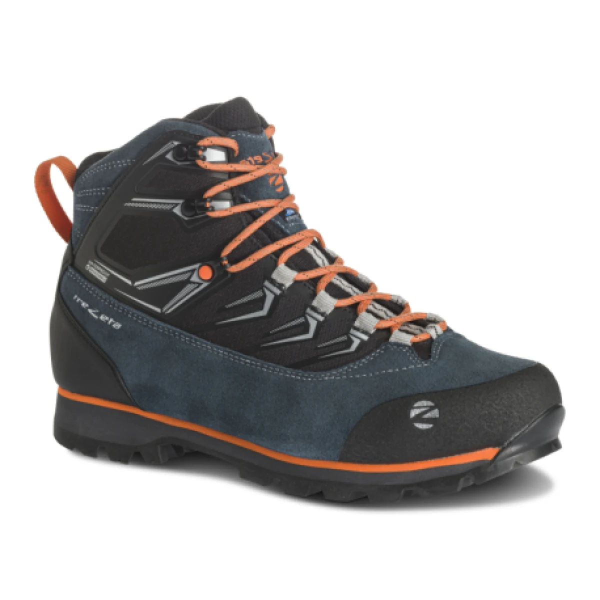 Pánska vysoká turistická obuv TREZETA Aoraki WP M blue ink orange · záber 1