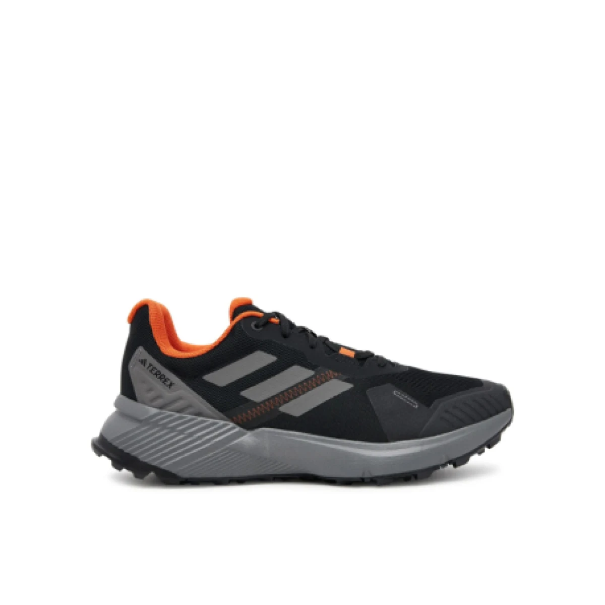 Pánska bežecká trailová obuv ADIDAS Terrex Soulstride M core black grey four semi impact orange · záber 1