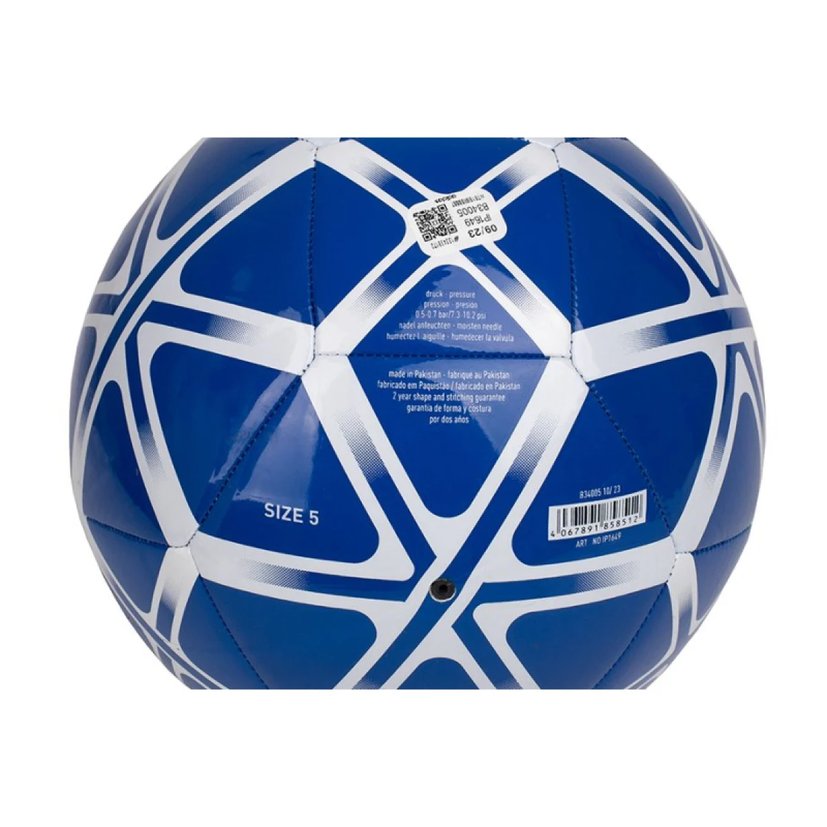 Futbalová lopta ADIDAS STARLANCER CLB BLUE WHITE · záber 4