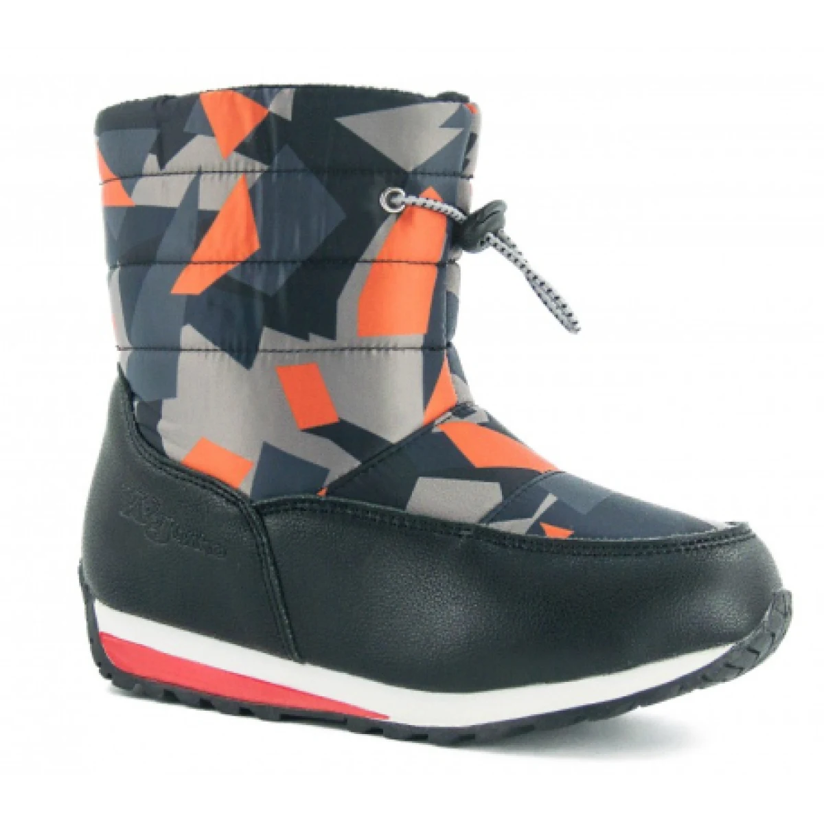 Chlapčenské vysoké zimné topánky WOJTYLKO Dinton blue orange · záber 1