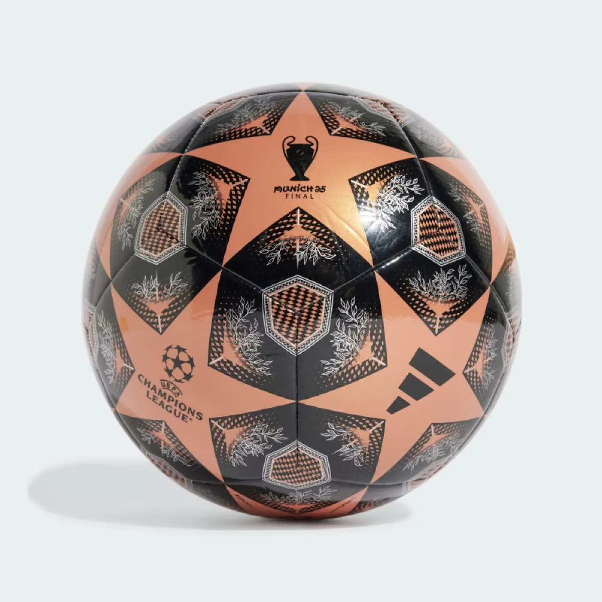 Futbalová lopta ADIDAS UCL CLB METCOP BLACK SILVMT · záber 2