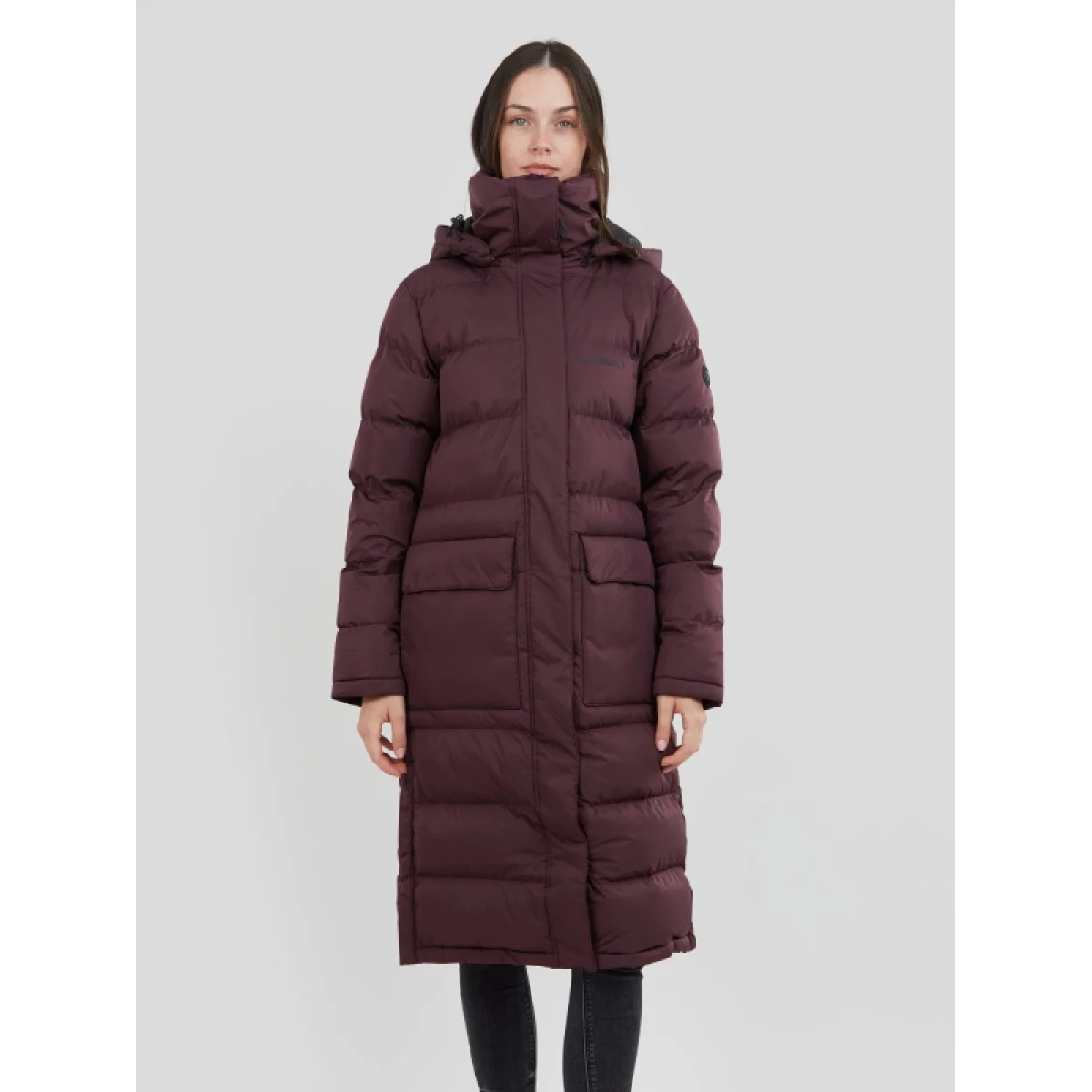 Dámska bunda FUNDANGO Sabina Padded Jacket-398-aubergine · záber 4