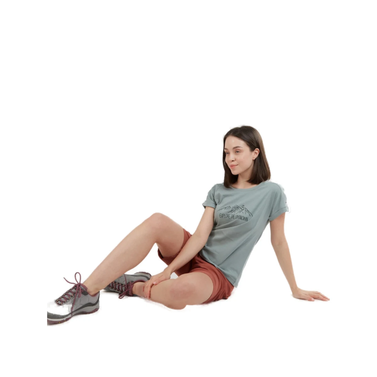 Dámske turistické tričko s krátkym rukávom FUNDANGO Atmos T-shirt-524-mint · záber 4