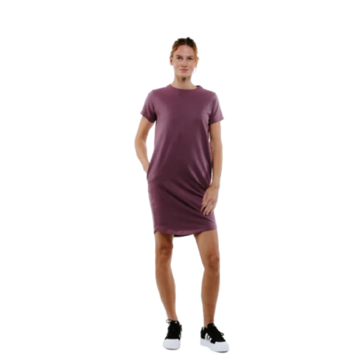 Dámske šaty AUTHORITY D-BASE II W burgundy · záber 1
