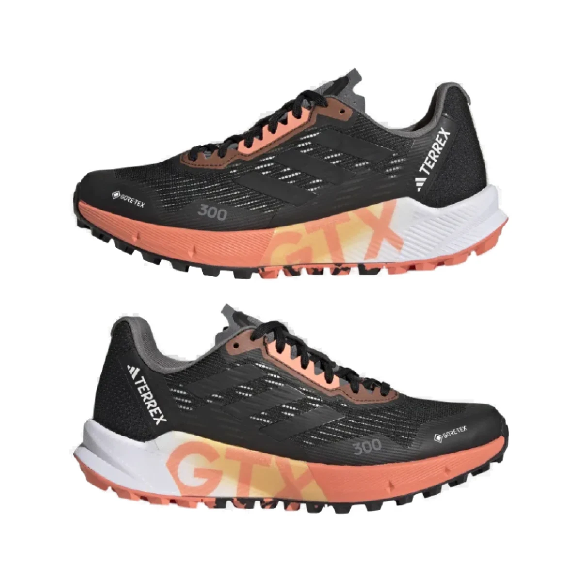 Dámska bežecká trailová obuv ADIDAS Terrex Agravic Flow 2.0 GTX core black core black coral · záber 5