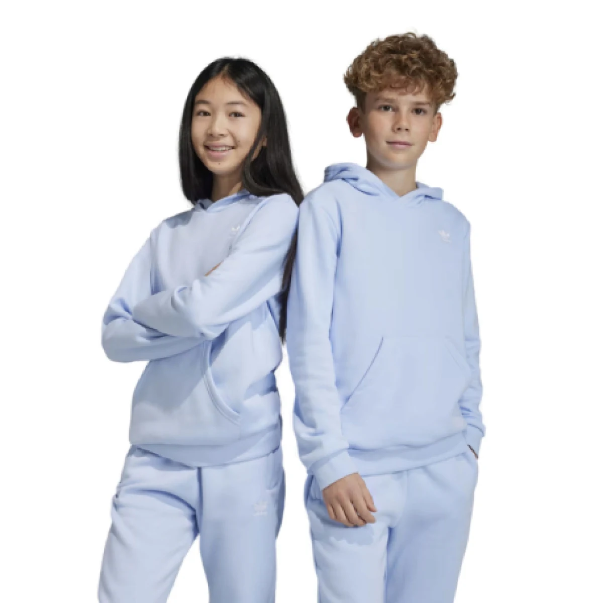 Juniorská mikina s kapucňou ADIDAS ORIGINALS HOODIE-Blue · záber 1