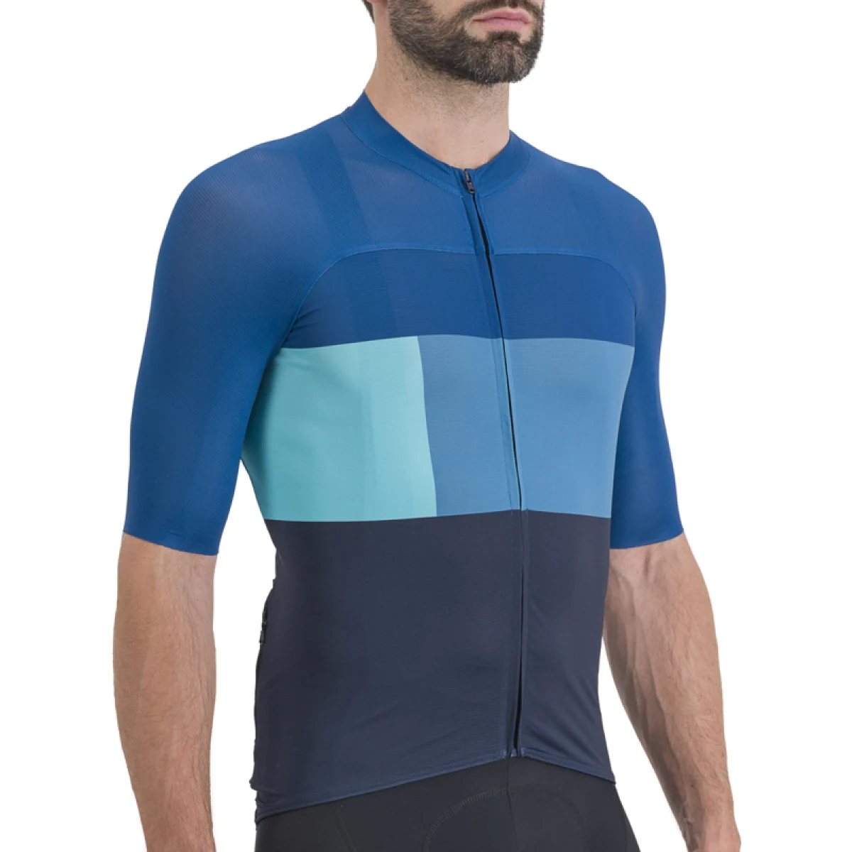 Pánsky cyklistický dres s krátkym rukávom SPORTFUL Snap jersey, galaxy blue dark berry blue · záber 2