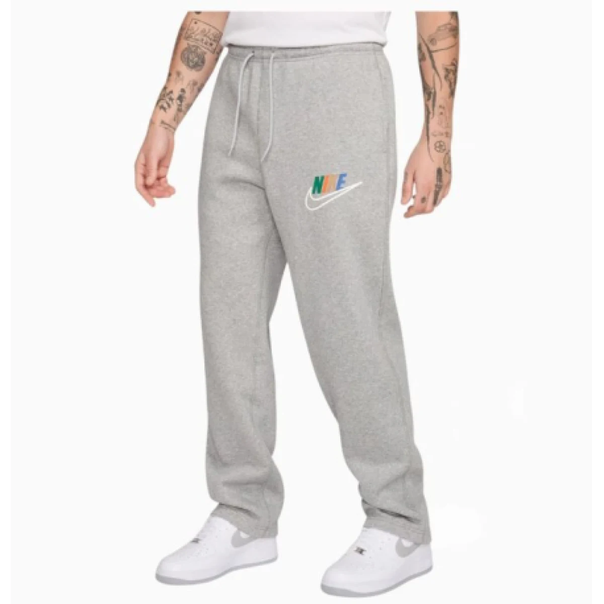 Pánske tepláky NIKE M NK CLUB BB OH PNT FTURA BLCK-063 DK GREY HEATHER SMOKE GRY · záber 1