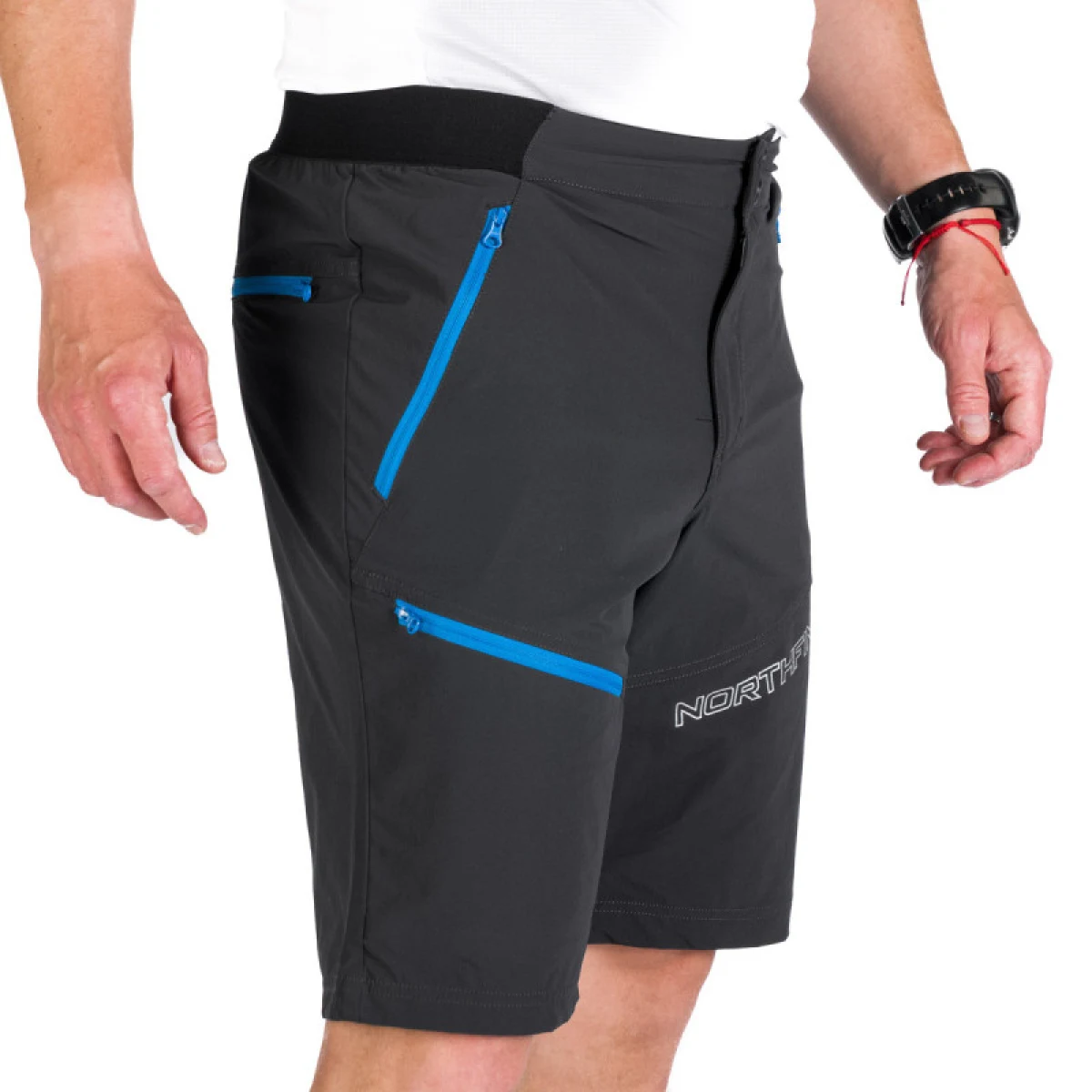 Pánske turistické kraťasy NORTHFINDER BRYON 304-darknavy · záber 5