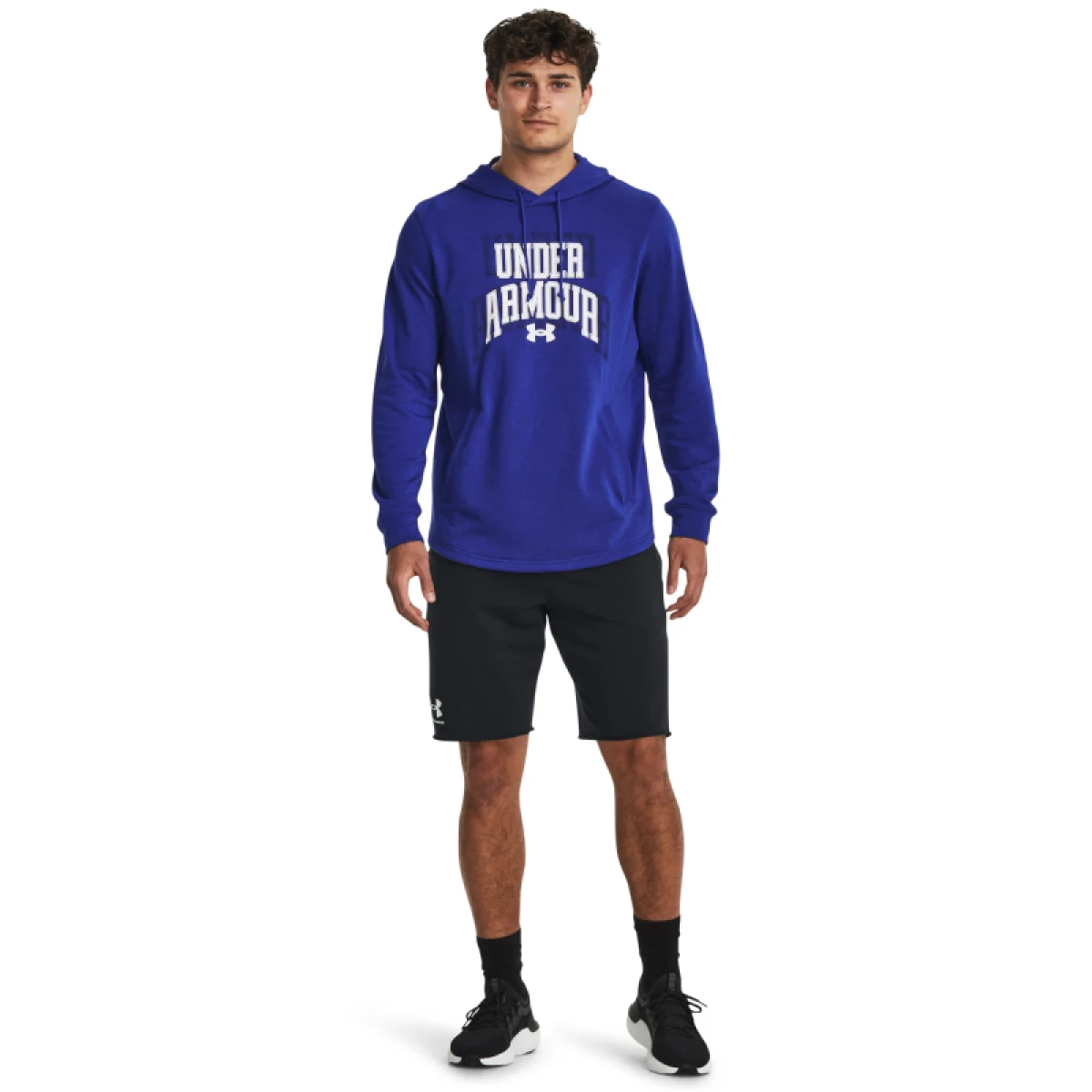 Pánska mikina s kapucňou UNDER ARMOUR UA Rival Terry Graphic HD-BLU · záber 4