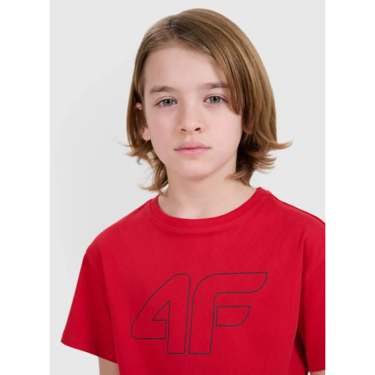 Chlapčenské tričko s krátkym rukávom 4F JUNIOR TSHIRT M2325-62S-RED · záber 2