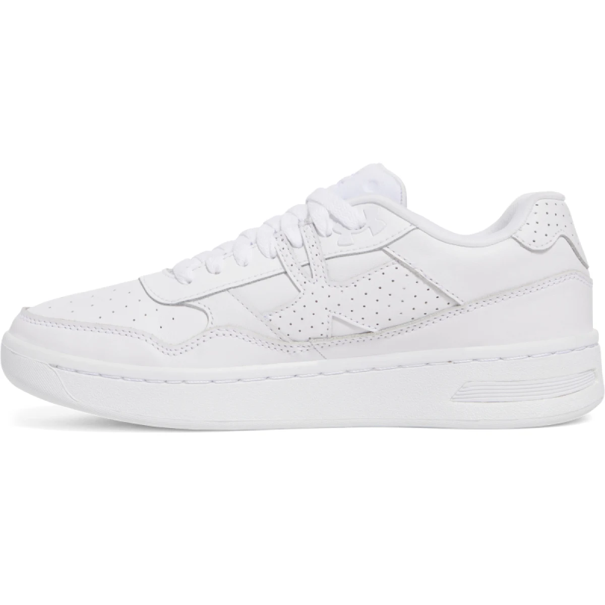 Pánska rekreačná obuv UNDER ARMOUR UA Court 96 white white white · záber 2