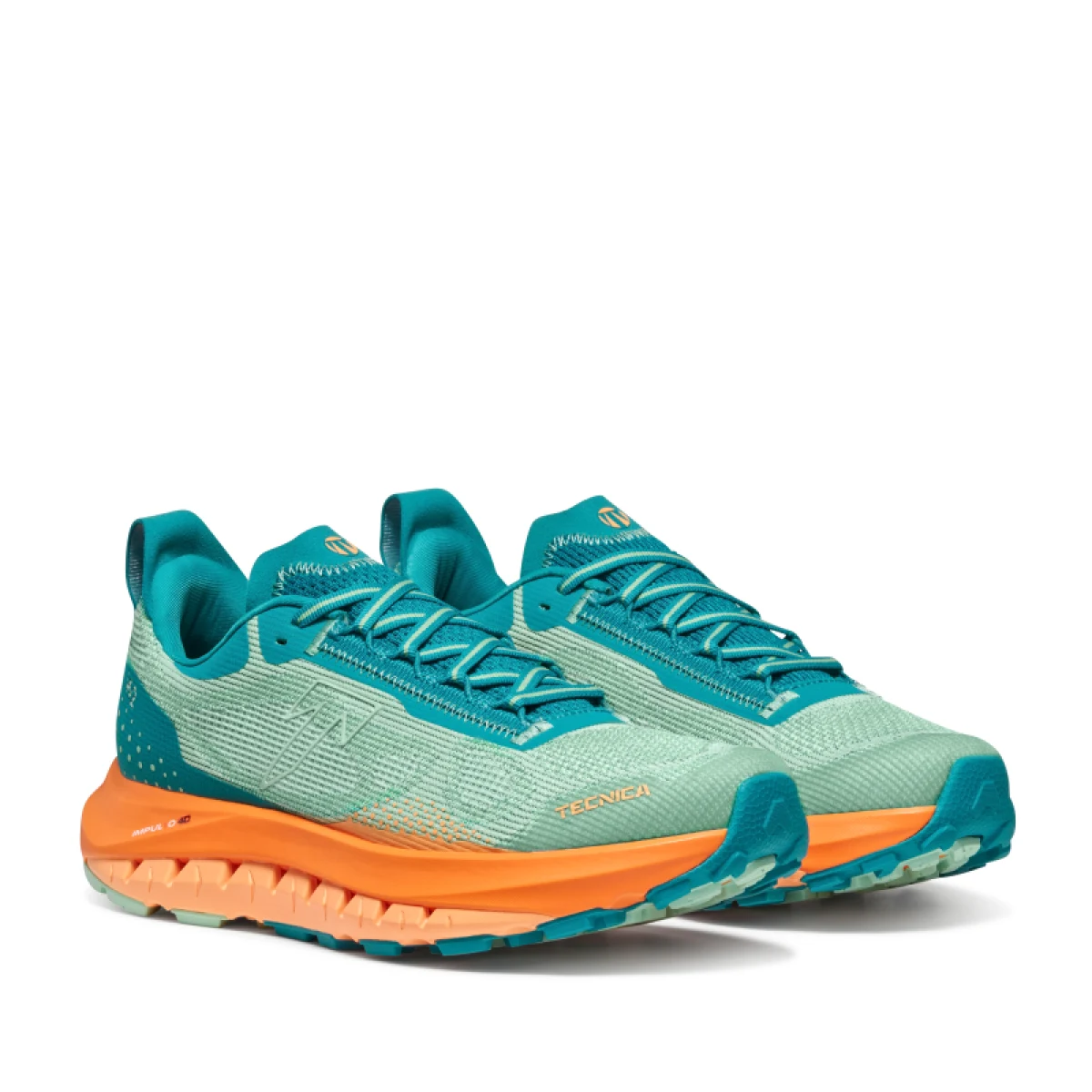 Dámska bežecká trailová obuv TECNICA Pyrox Hybrid Ws, orange aqua green · záber 4