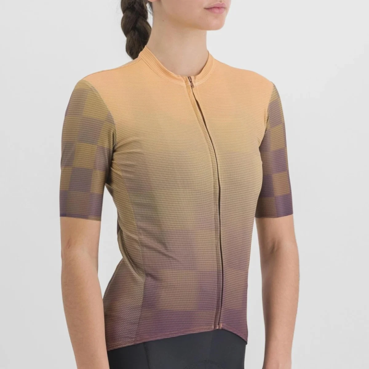 Dámsky cyklistický dres s krátkym rukávom SPORTFUL Rocket w jersey, huckleberry papaya · záber 4