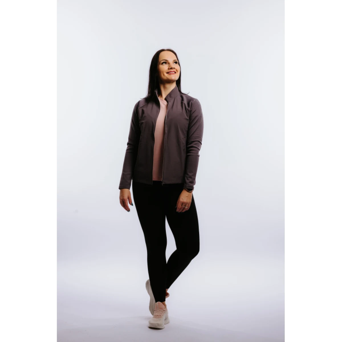 Dámska bežecká bunda ANTA Knit Track Top-862215702-1-22_Q1-Dark purple-grey · záber 3