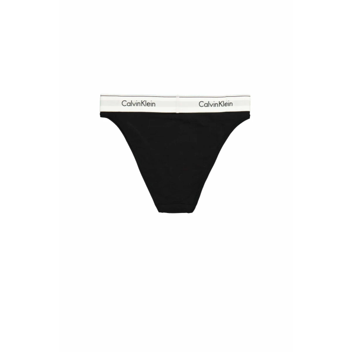 Dámske nohavičky CALVIN KLEIN HIGH LEG TANGA-Black · záber 2