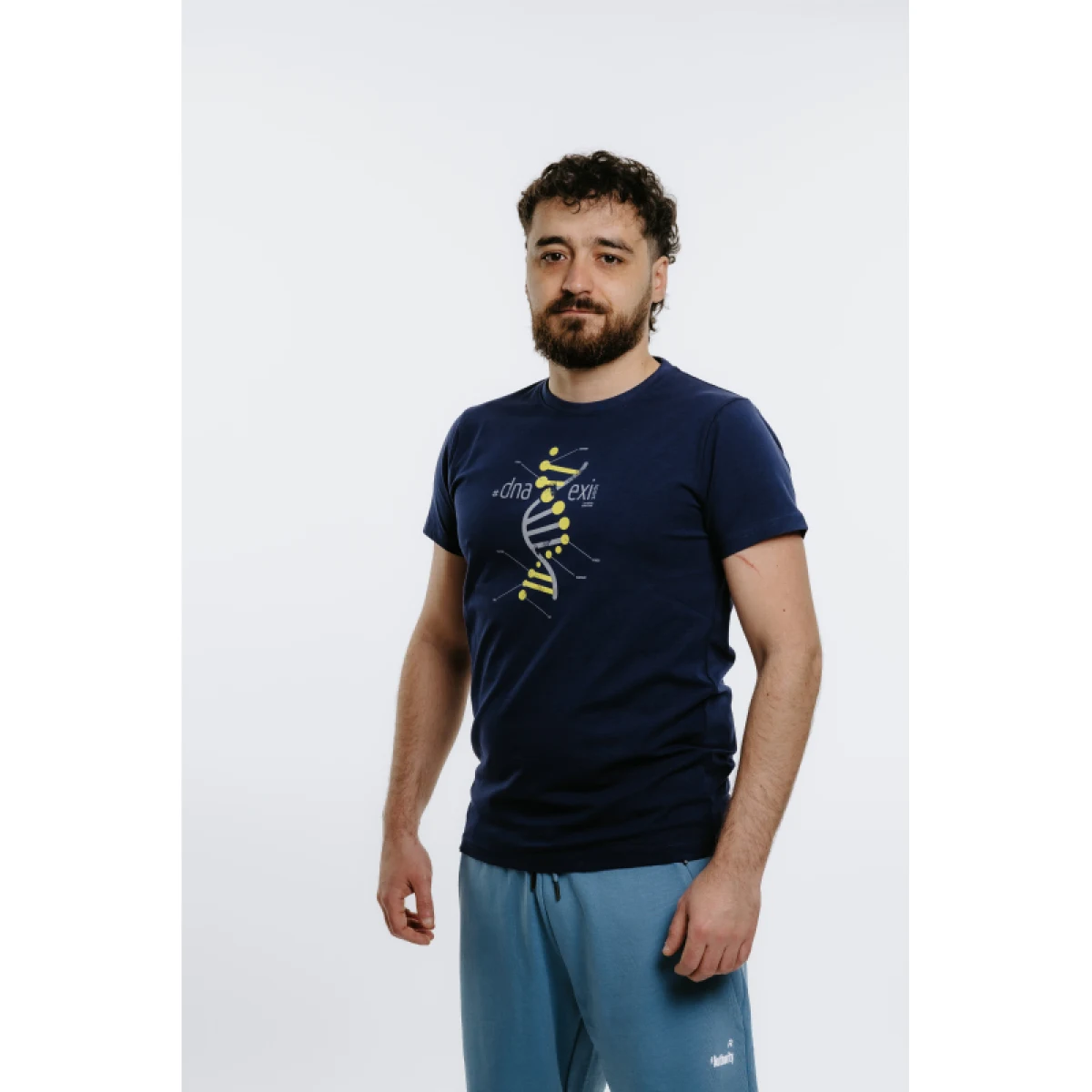 Pánske tričko s krátkym rukávom AUTHORITY T-DNA25 blue · záber 2