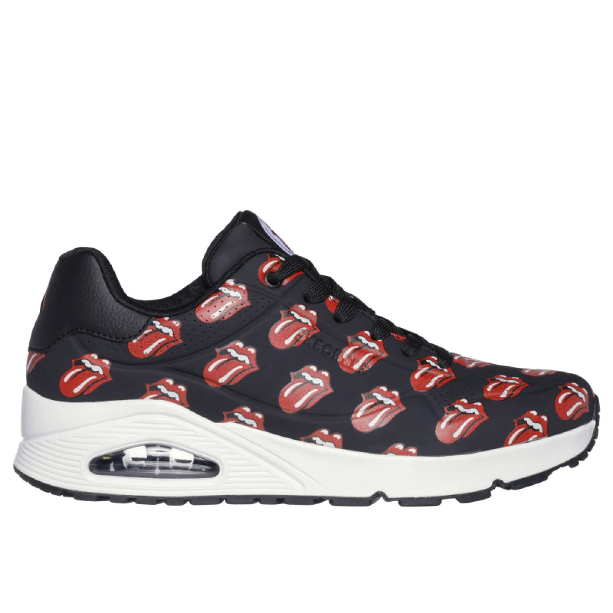 Dámska rekreačná obuv SKECHERS Uno Say It Loud black red · záber 2