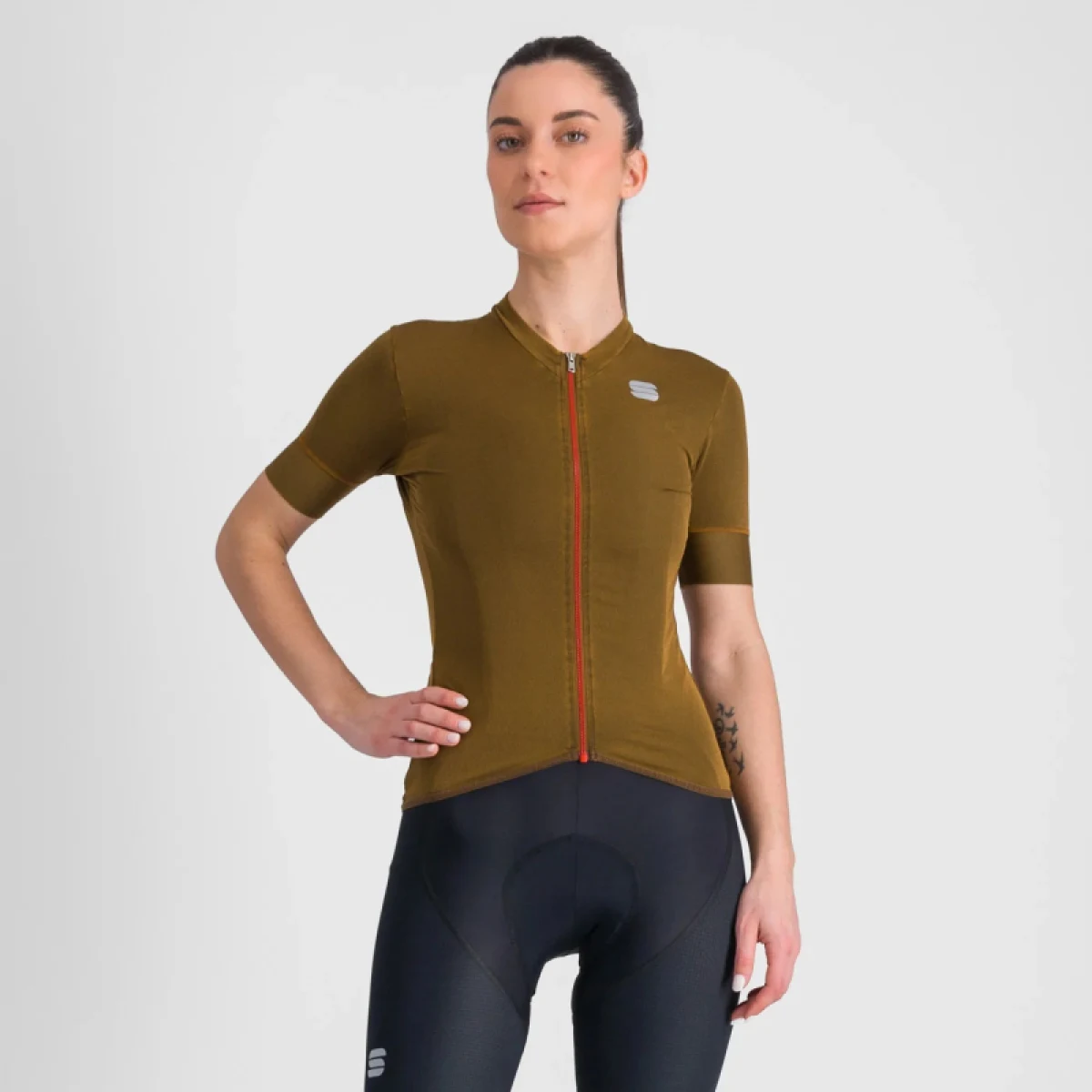 Dámsky cyklistický dres s krátkym rukávom SPORTFUL Monocrom w jersey, liquorice · záber 2