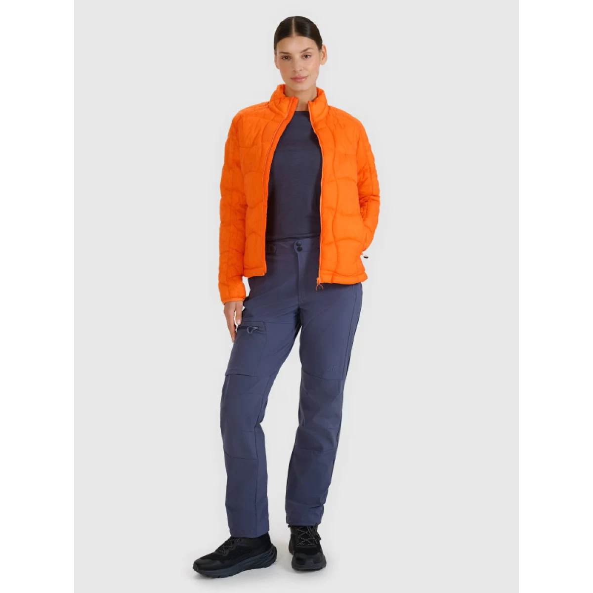 Dámske turistické nohavice 4F TROUSERS FNK-WSS25TFTRF0797-22S-ANTHRACITE · záber 3