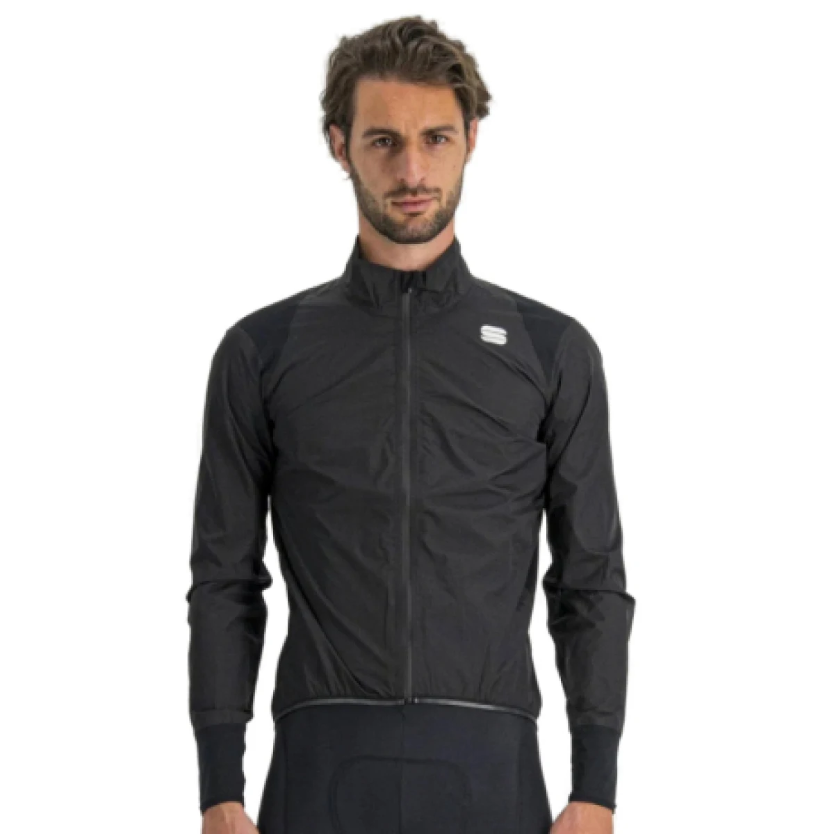 Pánska cyklistická bunda SPORTFUL Hot pack no rain jacket, black · záber 1