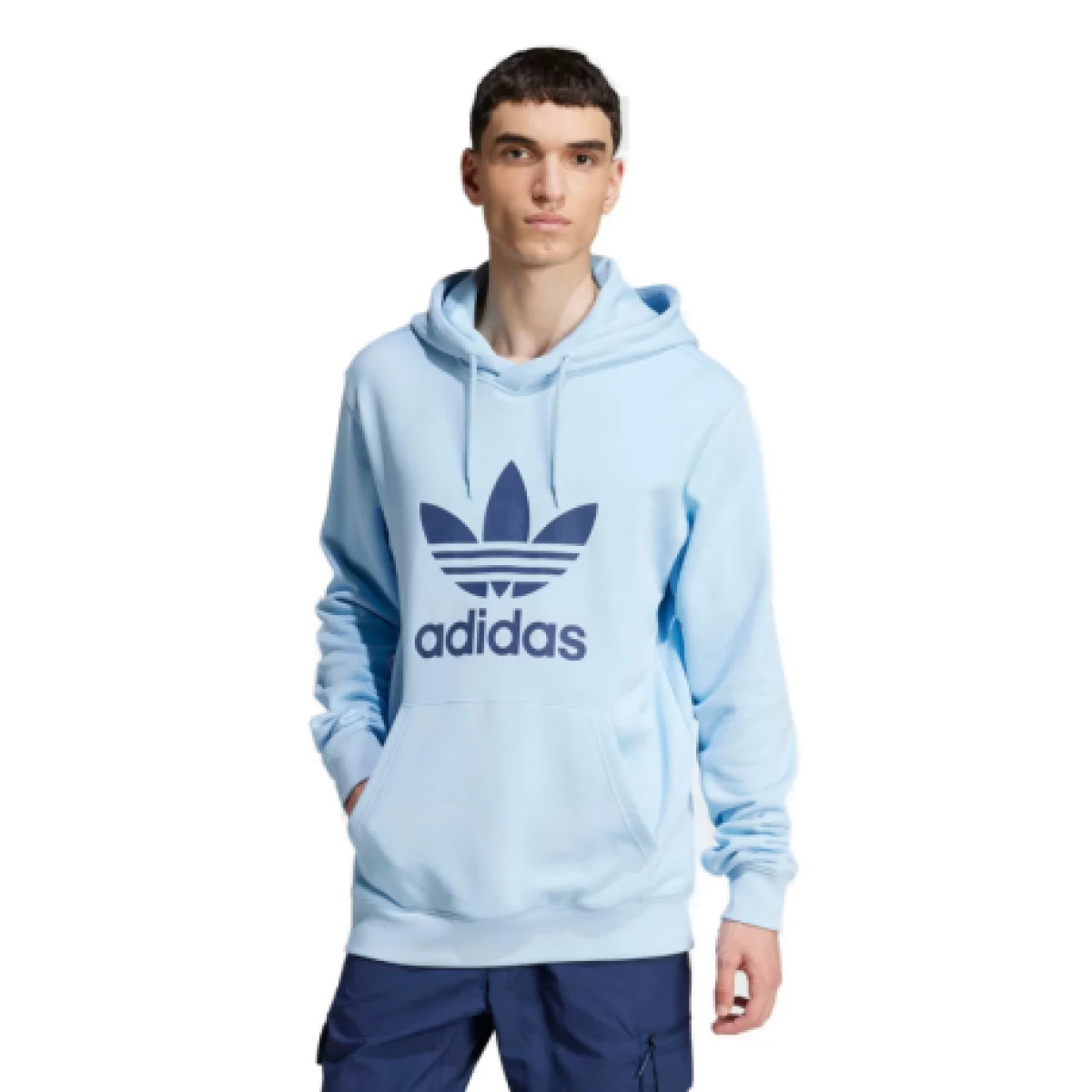 Pánska mikina s kapucňou ADIDAS ORIGINALS TREFOIL HOODY-CLESKY · záber 1