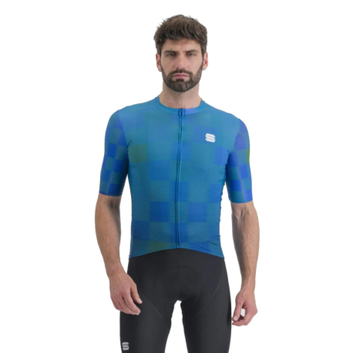 Pánsky cyklistický dres s krátkym rukávom SPORTFUL Rocket jersey, berry blue blue radiance · záber 1