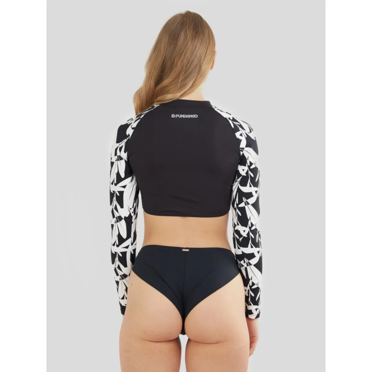 Dámske tričko na kúpanie FUNDANGO Amelia Surf Top-984-black diamond · záber 3