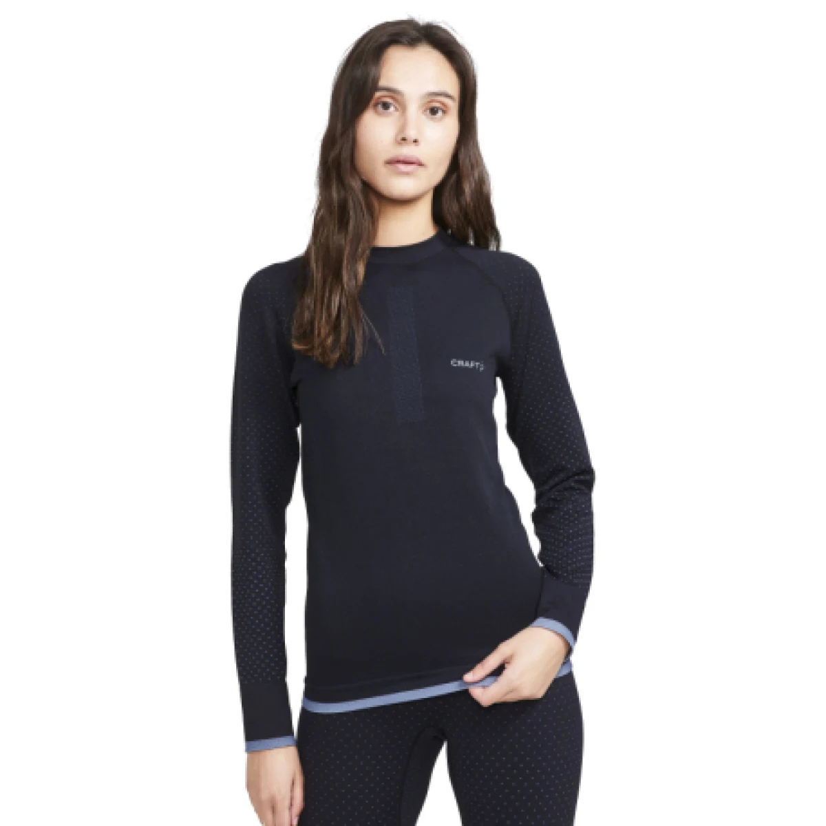 Dámske termo tričko s dlhým rukávom CRAFT ADV WARM INTENSITY LS W-999000-Black · záber 1