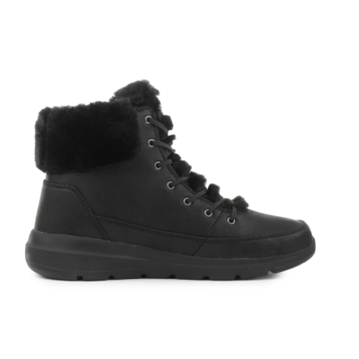 Dámske členkové zimné topánky SKECHERS Glacial Ultra black · záber 1
