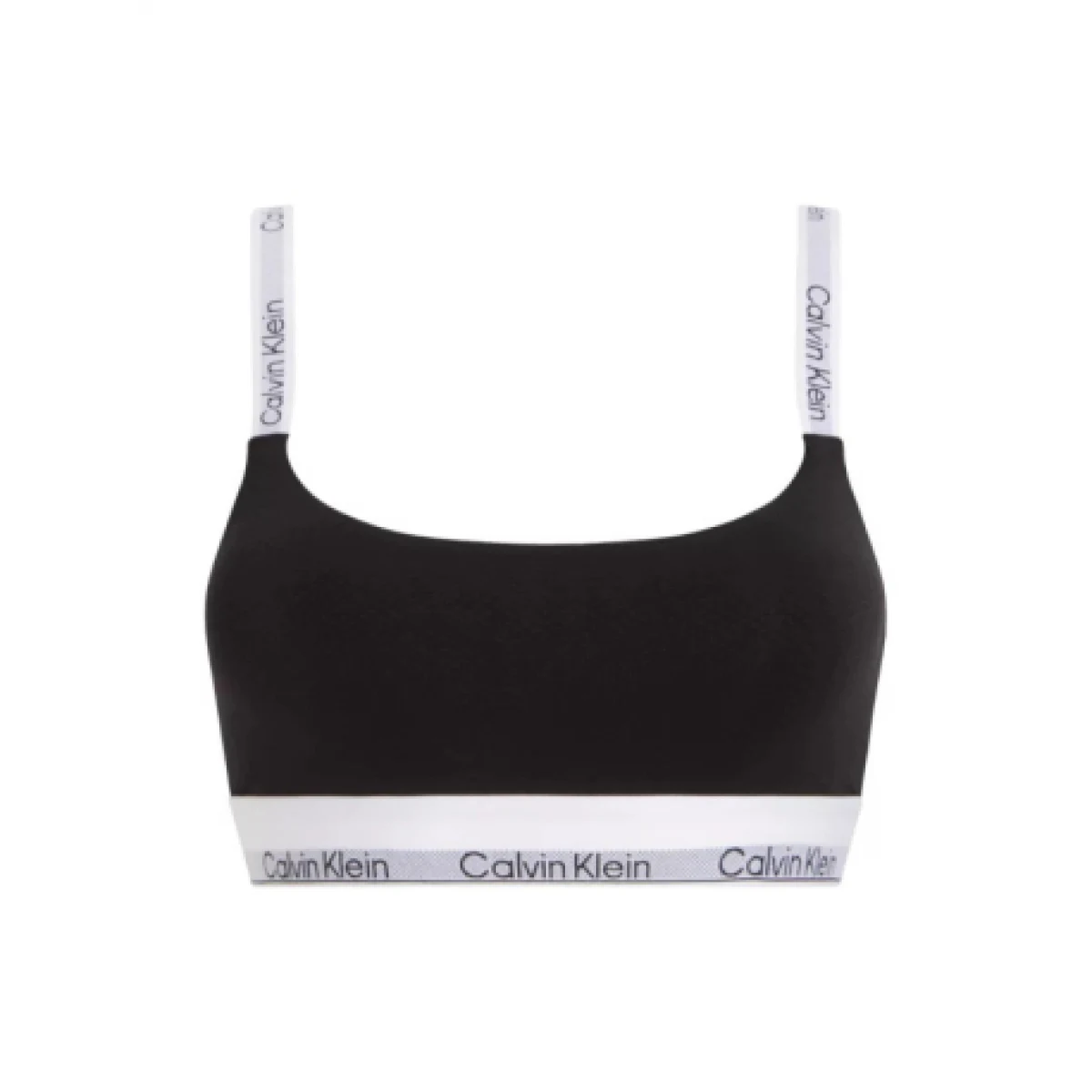 Dámska podprsenka CALVIN KLEIN LIGHTLY LINED BRALETTE-Black · záber 1